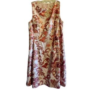 Eva Mendes for New York & Company — Women’s Salmon Sequin Dress (Size 8)